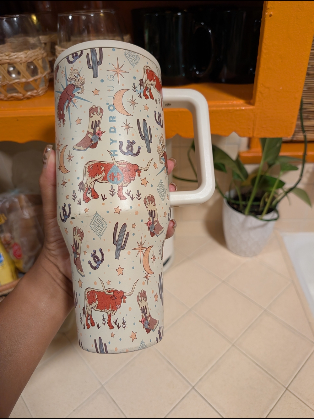 HydroJug 40oz Western Theme